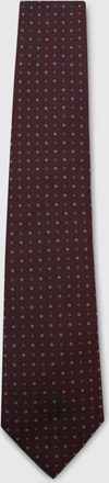 Canali Floral Print Pure Silk Tie