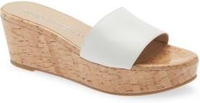 Stuart Weitzman Summer Wedge Sandal in White. at Nordstrom Rack, Size 10.5