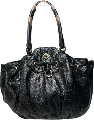 Emilio Pucci Pre-owned Vintage Handtas - Dames - Vintage Handtas - Zwart - ONE Size - Leer - Vintage