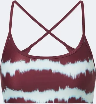 The Upside Rio Badu printed sports bra