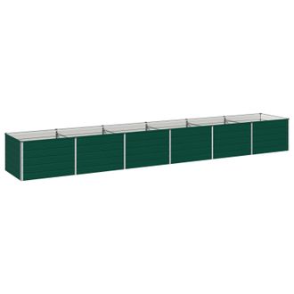 vidaXL Cama De Jard&iacute;n Elevada Verde 480 X 80 X 55 Cm Vidaxl