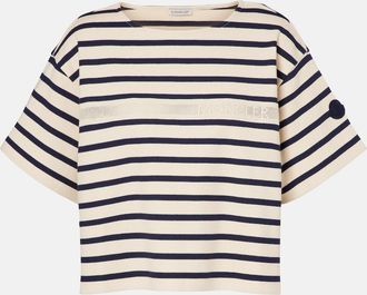 Moncler Striped cotton jersey T-shirt