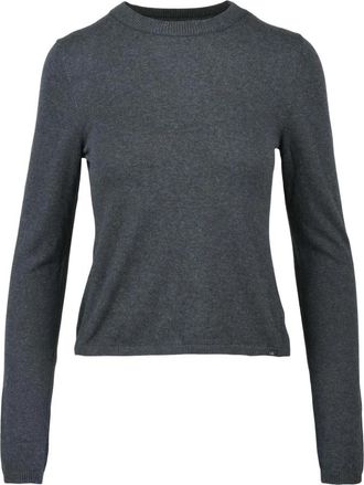Calvin Klein Jeans Sottogiacca - Dames - Ronde hals truien - Grijs - S - Katoen - Truien & Vesten
