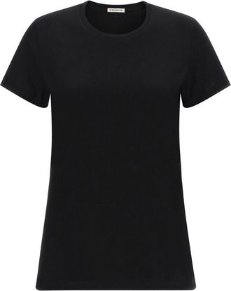 Moncler Black Logo Patch T-shirt