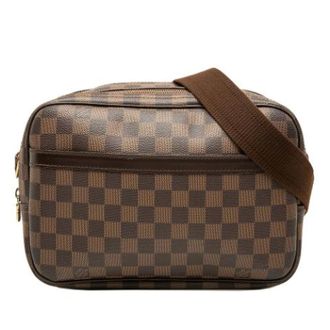 Louis Vuitton Pre-owned Reporter PM - Dames - Pre-owned - Bruin - Maat: ONE Size