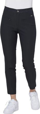 C.Ro Broeken, Dames, Blauw, 4Xl, Donkerblauwe Rits Leggings