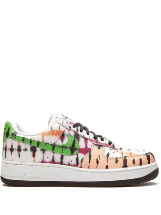 Nike Air Force 1 Low Black Tie-Dye sneakers - women - Leather - 11.5 - White
