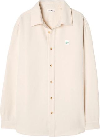 American Vintage Afaz buttoned long-sleeved shirt - Neutrals
