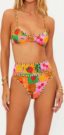 Beach Riot Kori Bikini Top In Fruit Market