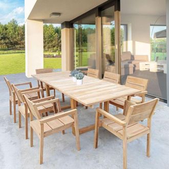 Milani Home Milani Home - holland - tavolo in teak allungabile