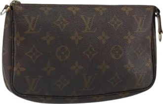 Louis Vuitton Pre-owned Clutches, female, Brown, Size: ONE SIZE Pre-owned Pouch