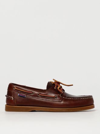 Sebago Mocassino Docksides Portland Waxed Sebago in pelle cerata