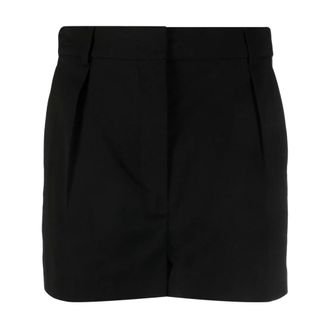 Sportmax Korte Broeken, Dames, Zwart, S, Stijlvolle Zomershorts