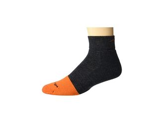 Darn Tough 1/4 Steely Midweight with Cushion w/ Full Cush Toe Box Mens Crew Cut Socks Shoes Graphite : XL (US 12.5-14.5)