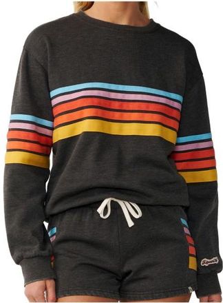 Rip Curl Surf Revival Relaxed Crew Pullover f&uuml;r Damen | schwarz
