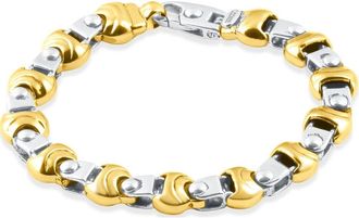 Pompeii3 Mens Designer Link 14k Gold (66gram) or Platinum (106gram) 11mm Bracelet 8.5