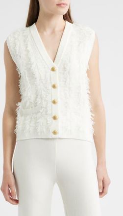 Kobi Halperin Sterling Sweater Vest in Ivory at Nordstrom, Size X-Large