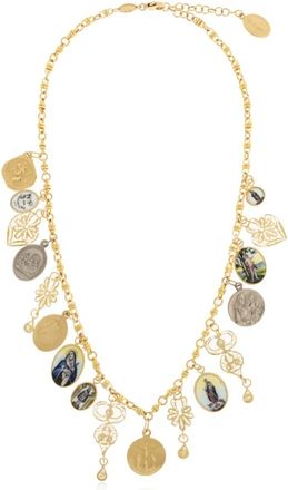 Dolce & Gabbana D.d. Ketting - Dames - Kettingen - Geel - ONE Size - Accessoires