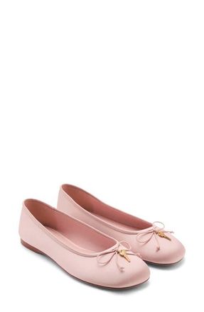 Mango Ballet Flat in Pink at Nordstrom, Size 6.5Us