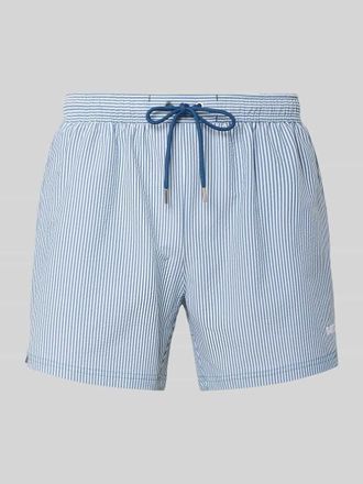HUGO BOSS Badeshorts mit Tunnelzug Modell VELVETFISH in Blau, Gr&ouml;&szlig;e XXL