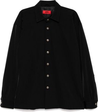 424 Giacca con applicazione logo - Nero