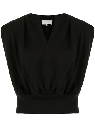 3.1 Phillip Lim French Terry sleeveless top - Black
