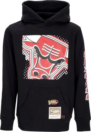 Mitchell & Ness Chicago Bulls Zwarte Hoodie - Heren - Hoodies - Zwart - XL - Katoen - Hoodies & sweatvesten