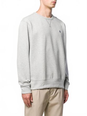 Ralph Lauren Fleece Sweatshirt In Grey
