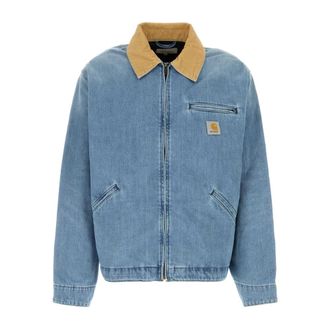Carhartt Work in Progress Carhartt Wip, Denim Jackets, male, Blue, Size: XL OG Detroit Jacket