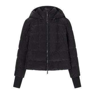 A|X Armani Exchange Dames, Jassen, Zwart, Maat: M Nylon