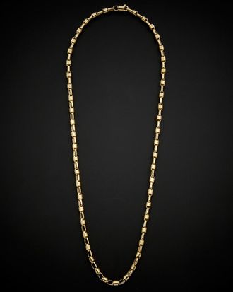 Italian Gold, Inc 14K Italian Gold Mens Bullet Link Necklace