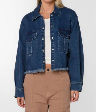 Velvet Heart Elysium Denim Jacket In Blue
