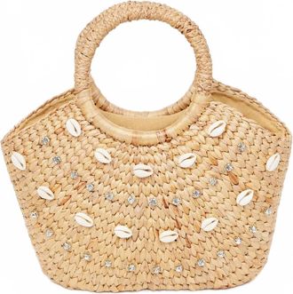 Hat Attack Womens Janie Shell Bag In Natural