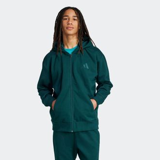 adidas adidas Sportswear Kapuzensweatshirt M A SZN FL FZ, Kapuzenjacke mit Reissverschluss