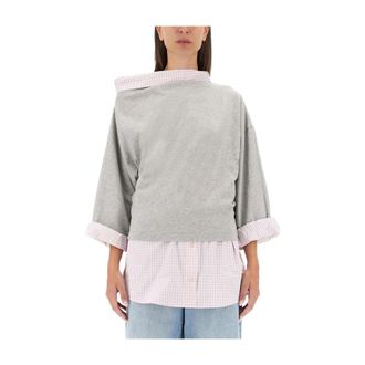 Dries Van Noten Mujer, Blusas y Camisas, Gris, Talla: S
