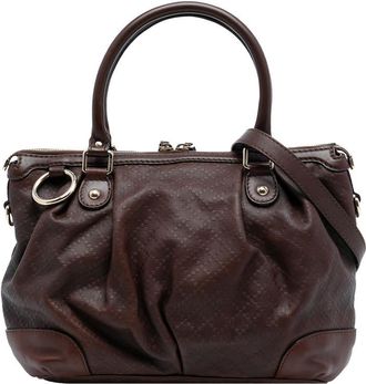 Gucci Pre-owned Gucci Diamante Calfksin Sukey Satchel Ladies 247902 525040