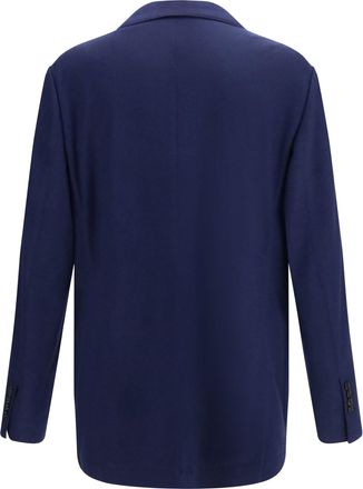 Brunello Cucinelli Mens Cashmere Jacket Cobalto Kashmir-Capra Hircus Kashmir/capra