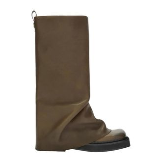 The Attico High Boots, female, Green, Size: 8 1/2 US High Boots