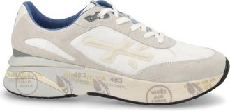 Premiata White Solid Moerun Sneakers