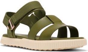 Sorel ONA AVE Ankle Strap Sandal in Utility Green/Bleached at Nordstrom Rack, Size 7.5