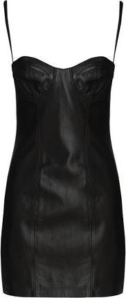 8 by YOOX LEATHER TUBE DRESS