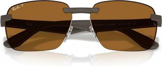 Ray-Ban Rb 4470Ch Zonnebril - unisex - Zonnebrillen - Bruin - 59 MM - Accessoires