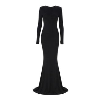 Twentyfourhaitch Kleedjes, Dames, Zwart, L, Mermaid Gown