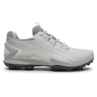 Ecco Ecco Golf Biom Tour Leather Synthetic Mens Comfort Trainers - White - Size:UK 12-12.5