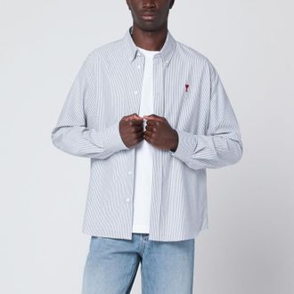 Ami White striped Ami De Coeur shirt