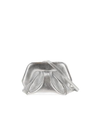 Themoir&egrave; Bios Small Bottolato Silver Laminate Bag