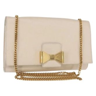 Chlo&eacute; Pre-owned Cross Body Bags, female, Beige, Size: ONE SIZE Pre-owned Shoulder Bag