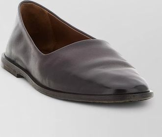 Mars&egrave;ll leather slip-on loafers