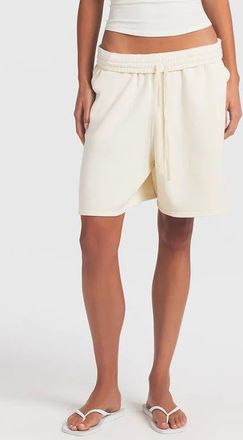 SKIMS French Terry Basketball Shorts in Ecru at Nordstrom, Size X-Small