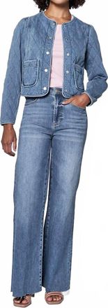 Dear John Denim Quilted Denim Jacket In Blue